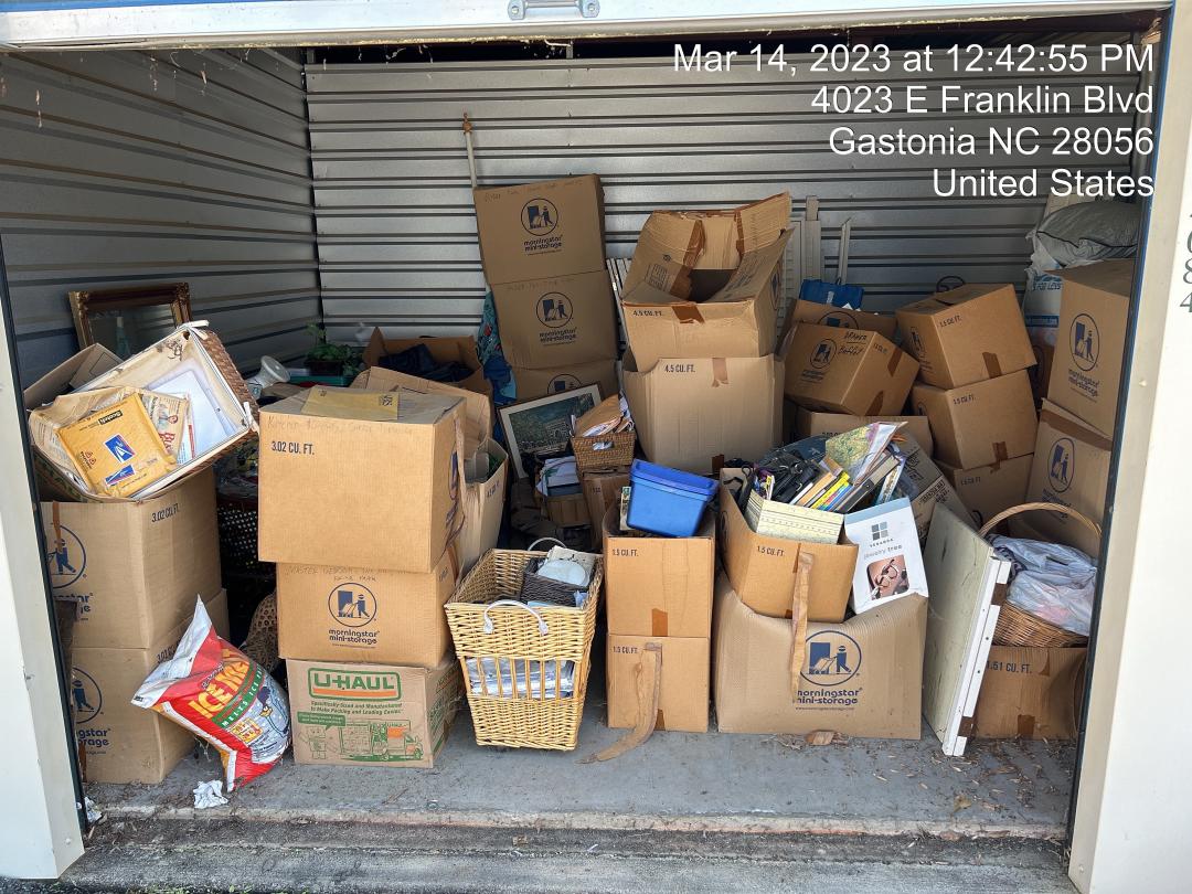 Storage Unit Auction in Gastonia, NC at Morningstar of Franklin ends on